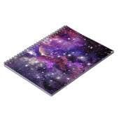 バイオレット銀河系天の川と惑星 ノートブック (左側)