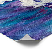 バイオレット開花- Om 絵を描 Canvas's ポスター (角)