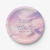 バイオレット雲お祝い追悼碑 ペーパープレート (正面)