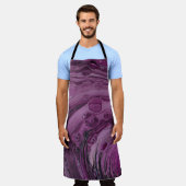 バイオレット エプロン (着用した状態)