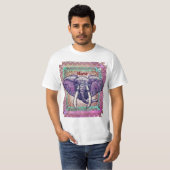 バイオレット エレファント Tシャツ (正面フル)