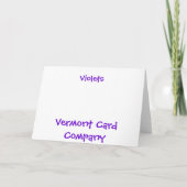 バイオレット カード (裏面)