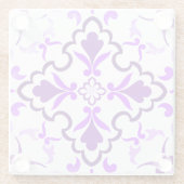 バイオレット ガラスコースター (裏面)