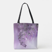 バイオレット パープル 開花 ラン科の花 トートバッグ (裏面)