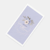 バイオレット ピーチ パステル ジオメトリック ローズ ブライダル シャワー (コーナー)