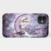 バイオレット・フェアリー&月 iPhone 5 カバー (裏面(横))
