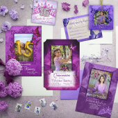 バイオレット ブルー バタフライ キンセアニエラ インビテーション