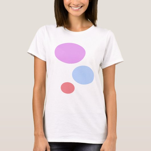 バイオレット ブルー ピンク Tシャツ (正面)