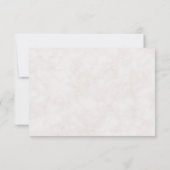 バイオレット・ミード・ウェディングの出欠返信カード(メニュー選択付き) 出欠カード (裏面)