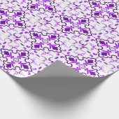 バイオレット ラッピングペーパー (角)