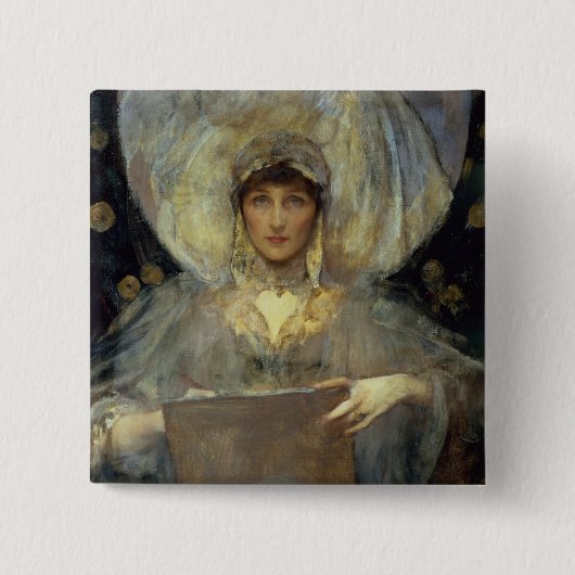 バイオレット、Rutlandの公爵夫人 缶バッジ (正面)