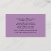 バイオレッファンシート・フェロッシュ名刺 名刺 (裏面)