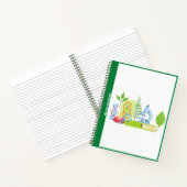 バイオロジーアイコン(白)ノートブック ノートブック (内部)