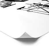 バイオロジーアルファベットポスター(18x24) ポスター (角)