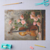 バイオ素朴リンの切り離しヴィンテージを持つ静物生活 薄葉紙 (クラフト)