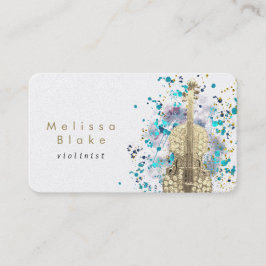 バイオ絵を描リングのスプラッシュデザイン 名刺