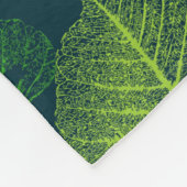 バイオ美的骨格葉 フリースブランケット (角)