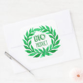 バイオ製品グリーンウォーターカラーファーム生鮮食品 スクエアシール (封筒)