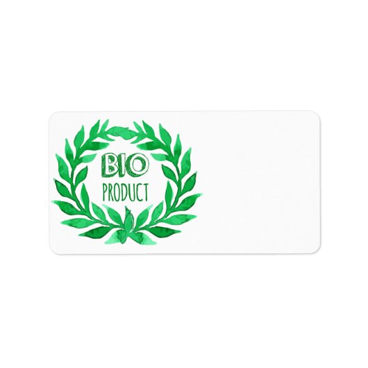 バイオ製品グリーンウォーターカラーファーム生鮮食品 ラベル (正面)