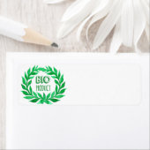 バイオ製品グリーンウォーターカラーファーム生鮮食品 ラベル (インサイチュ)