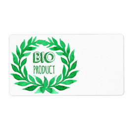 バイオ製品グリーンウォーターカラーファーム生鮮食品 ラベル