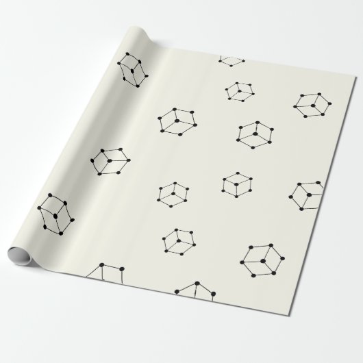 バイカッコいいボックス暗号通貨のコインサインパターン ラッピングペーパー (アンロールド)