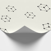 バイカッコいいボックス暗号通貨のコインサインパターン ラッピングペーパー (角)