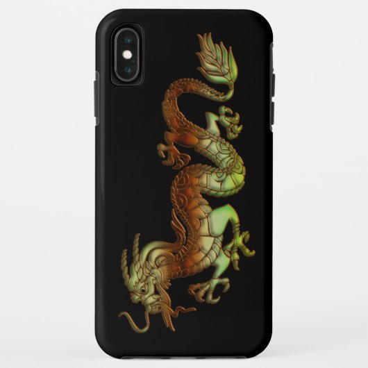 バイカラードラゴンiPhone XS Maxカバー Case-Mate iPhoneケース (裏面)