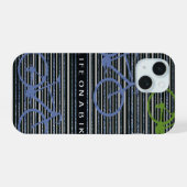 バイカーのための自転車 iPhone 15ケース (裏面横)