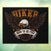バイカーイーグル 天性自由 Motorcycle Shop ウィンドウサイン (シート3)
