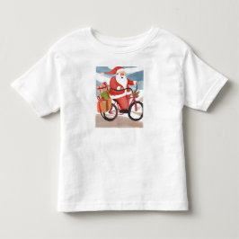 バイカーサンタクロース トドラーTシャツ