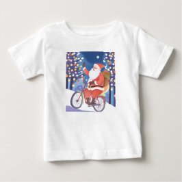 バイカーサンタクロース ベビーTシャツ