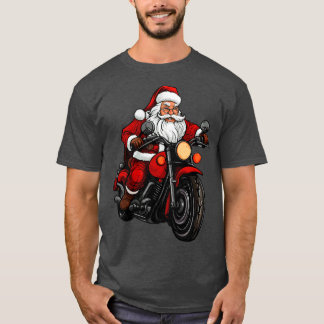 バイカーサンタクロースTシャツ Tシャツ