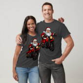 バイカーサンタクロースTシャツ Tシャツ (ユニセックス)