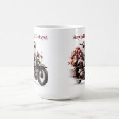 バイカーサンタ クリスマスコーヒーブレイク コーヒーマグカップ (中央)