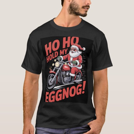 バイカーサンタ Tシャツ (正面)
