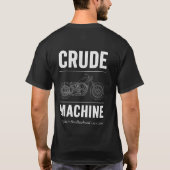 バイカーライフスタイル 無骨な機械 Tシャツ (裏面)