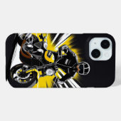 バイカー向けダークライダーアドベンチャーデザイン Case-Mate iPhoneケース (裏面 (横))