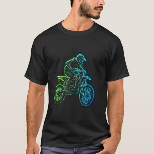 バイカー発光 Tシャツ (正面)