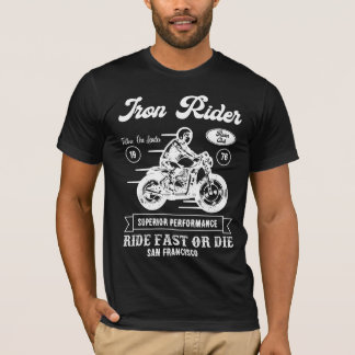 バイカー・クラブスタイル アイアンライダー Tシャツ