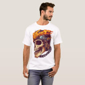 バイカー スカル リーパー Tシャツ (正面フル)