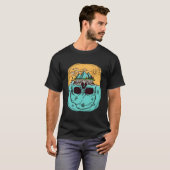 バイカー スケルトン ミスティック デス ボーン Tシャツ (正面フル)