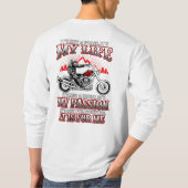 バイカー・ライフ・パッション Tシャツ (裏面)