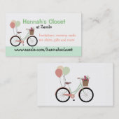 バイガーリークとバルーンの名刺 コーリングカード (正面/裏面)