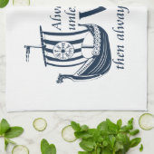 バイキングがあって下さい! キッチンタオル (折り畳み)