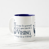 バイキングがあって下さい! ツートーンマグカップ (正面左)
