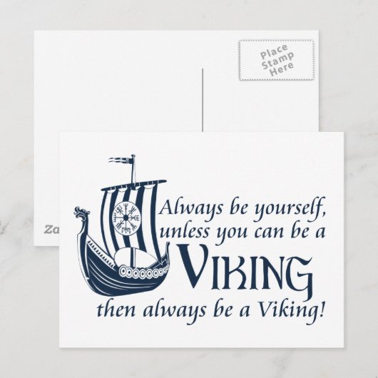 バイキングだ! ポストカード (正面/裏面)