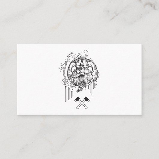 バイキングと二つの強い軸 名刺 (正面)