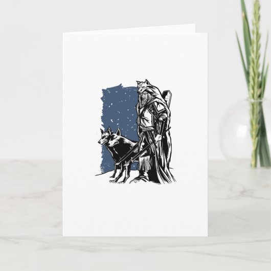 バイキングと狼 カード (正面)