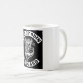 バイキングのクラシックで白いコーヒー・マグ コーヒーマグカップ (正面右)